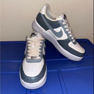 Brand New Nike AF1. Custom Grey. Women’s 8.